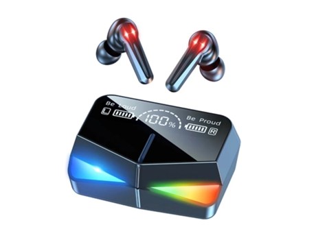 Auriculares inalámbricos Tech Mundo TM78601, Bluetooth, Negro