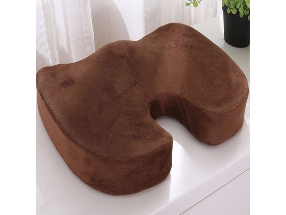 Cojín De Gel Para Silla De Oficina, Puede Aliviar La Ciática Café Siurn