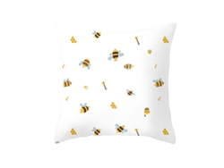 Serie de Funda Decorativa de Almohada Festival de Abejas Girasol