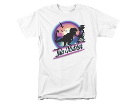 Camiseta ROCKINSTONE Parque Jurásico Isla Nublar Airbrush (XL)