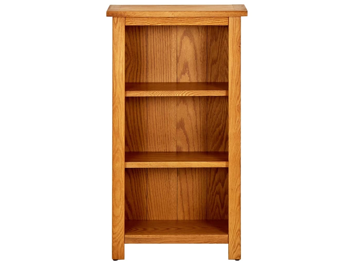 Vidax Estantería | Librería | Estante De Libros Madera Maciza De Roble 45x22,5x82 Cm