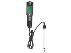 Medidor de conductividad del suelo con retroiluminación, portátil para hidroponía y agricultura
