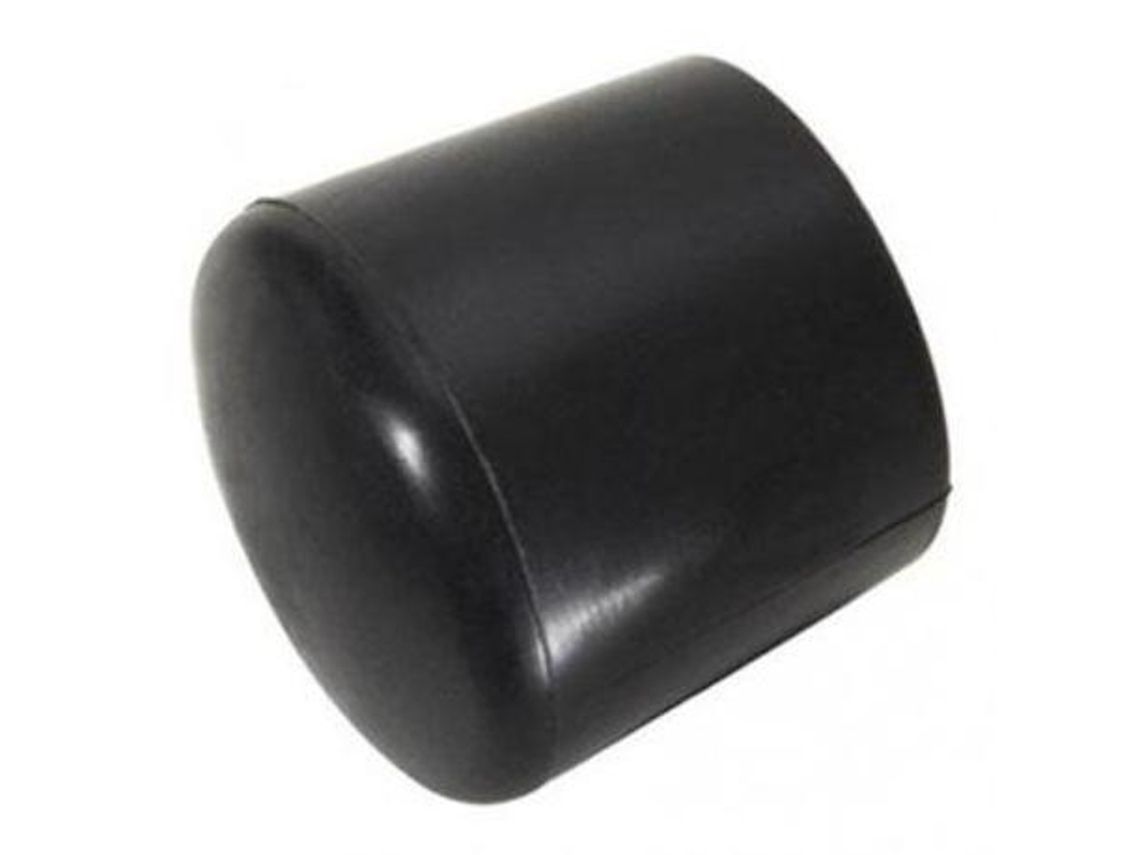 Cantonera redonda 25mm exterior negra