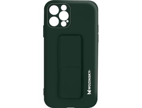 Funda Apple iPhone 12 Pro WOZINSKY con Soporte Magnético Plegable (Verde)