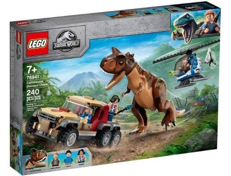 LEGO Jurassic World: Persecucion Del Dinosaurio Carnotaurus (Edad Mínima: 7 - 38x5,5x26 cm piezas)
