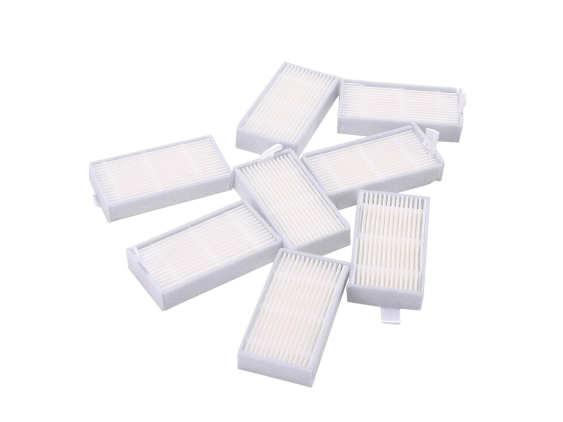 Paquete de 8 filtros HEPA premium para aspiradoras robot Ilife V3s, V5s y V3s Pro.