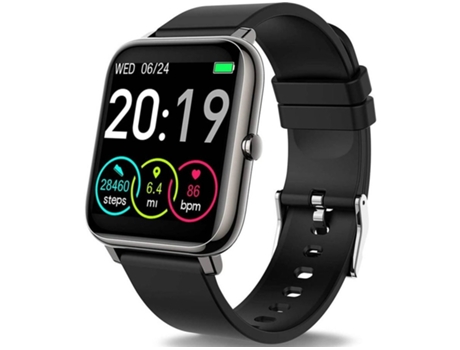Chronus Reloj Deportivo para Hombre Mujer Niños con Alarma Cronómetro Resistente al Agua Ip67 para Android Iphone Negro BISBISOUS