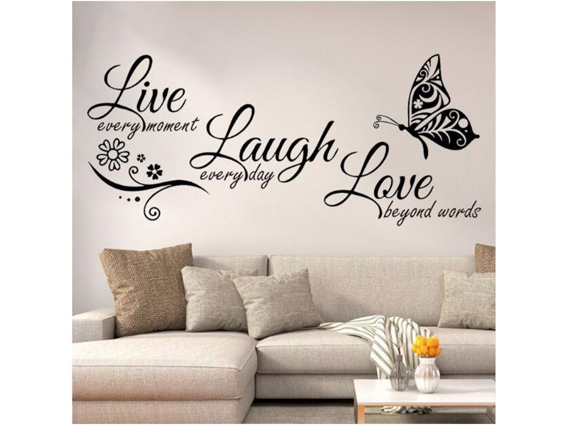 Pegatinas De Pared Familiares Inspiradoras, Decorativas Para El Hogar, 58x2 Hmv, Pvc Ecológico