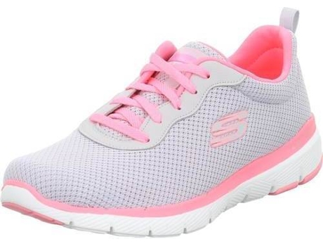 Botas SKECHERS Malla Arejada Mujer (38 - Gris)