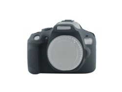 Funda protectora de silicona suave para Canon Eos 2000d negra Zruxe