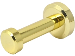 Gancho cilíndrico de pared para puertas, ropa, sombreros y bolsos, color dorado CHABERLU