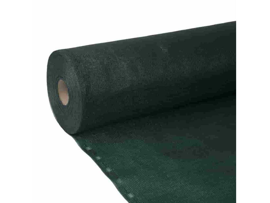 Red de protección contra el viento corta de 1m x 10m, fabricada en tejido HDPE de alta resistencia de color verde con diseño de camuflaje, marca Klasebo.