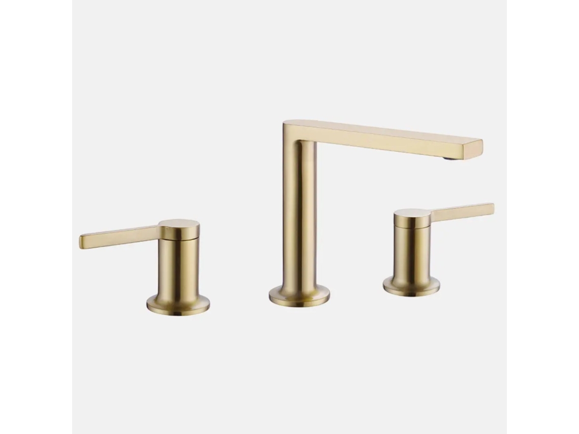 Grifo De Lavabo Con Repisa 026 Doré 3 Agujeros