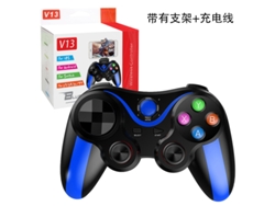 Controlador de juegos móvil multifuncional inalámbrico YUNZII V13 Blue compatible con PC, PS3, iOS, Android y Switch.