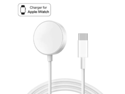 Cable de carga inalámbrica magnético tipo C para Apple Watch Series 11 blanco