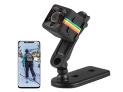 Minicámara | Videocámara diminuta con estante ajustable | Pequeña videocámara de visión nocturna HD compatible con la función de inserción de tarjeta CHRONUS