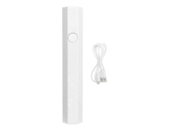 Lámpara de uñas LED suave portátil Kkml, mini secador de uñas UV adorable para un secado rápido en casa, blanco