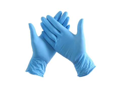 Guantes De Vinilo De Goma Sin Polvo 100Uni M