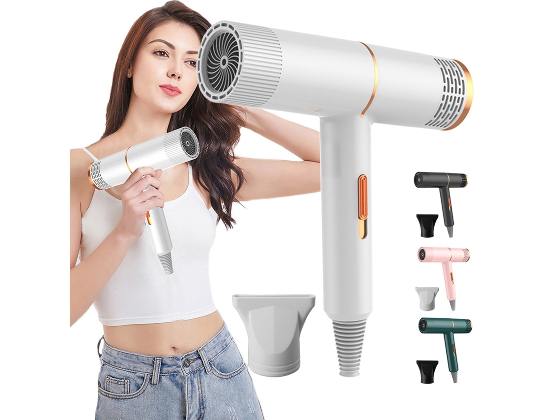 Secador de pelo, peine de aire caliente, 1800 W, revestimiento cerámico, estilo salón, para casa y viajes, Chaberlu Drying