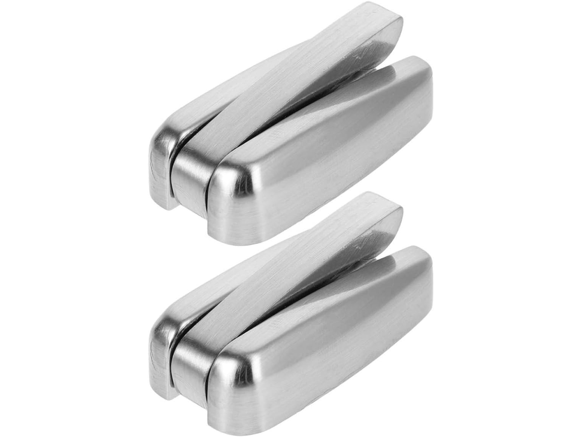 Ganchos De Pared Plegables De Zinc Cepillado De 2 Piezas, Soportes Multiusos Para Casco Y Abrigo.