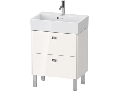 Mueble DURAVIT Brioso de pie Compact 58,4 x 38,9 cm 2 cajones incl. recorte de sifón y delantal para lavabo Vero Air 236860