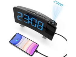 Despertador Digital Led Relógio de Cabeceira Dimmer de Brilho de Alcance Completo