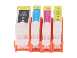 4 Cartuchos De Tinta De Repuesto Para Impresoras Pgi 5bk Cli 8c My (accesorios)