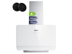 Campana Extractor De Pared 60cm 560m³/h  Recirculación Con Filtros De Carbón (2 Piezas) Sensortouch Inox Aws6765c Ciarra