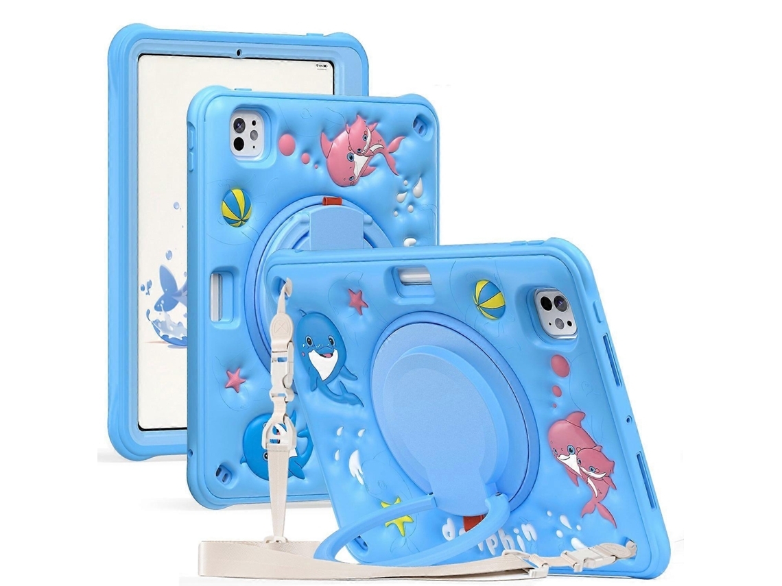 Cartoon Ipad Pro De 11 Pulgadas (2024) Con Soporte Para Lápiz