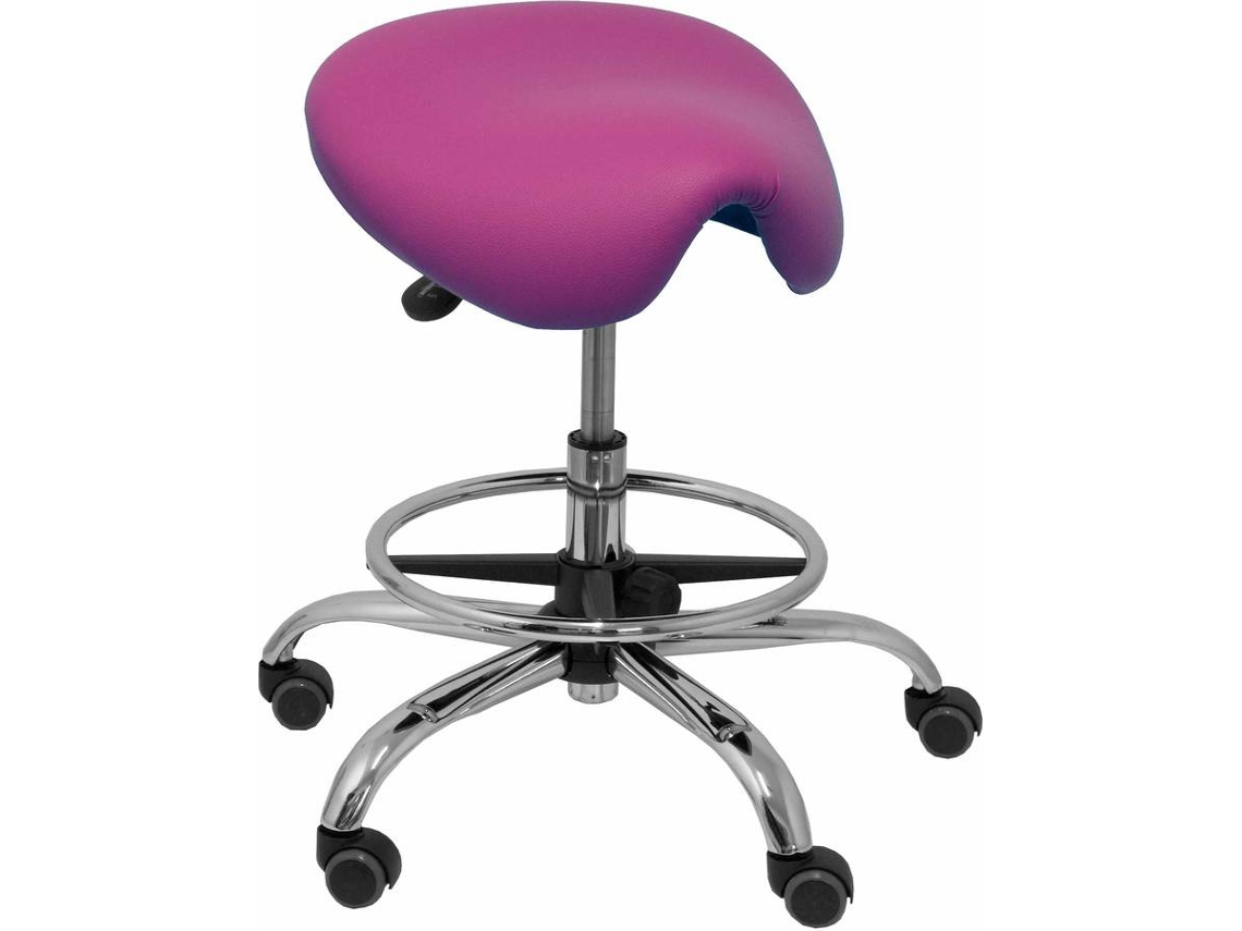 Taburete de Oficina PYC  Alatoz Roxo (Similpiel)