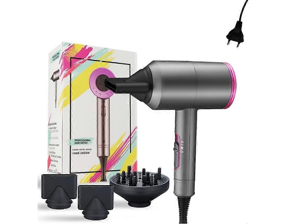 Secador de pelo profesional Ly Ebike con difusor para cabello rizado (2023)