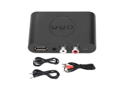 Receptor Bluetooth estéreo RCA de 3,5 mm, adaptador de audio inalámbrico auxiliar para altavoces y auriculares de coche.
