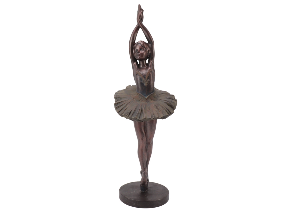 2026 Store-escultura De Bailarina Standing Elegante De Resina Figura Artística Ornamento Para Escritorio Estantería