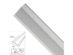 Tapajuntas Adhesivo Para Ceramica Metal Plata 82.0 cm WOLFPACK LINEA PROFESIONAL