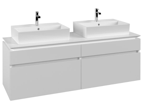Mueble de tocador Villeroy &amp Boch Legato B677 1600x550x500mm 2 lavabos