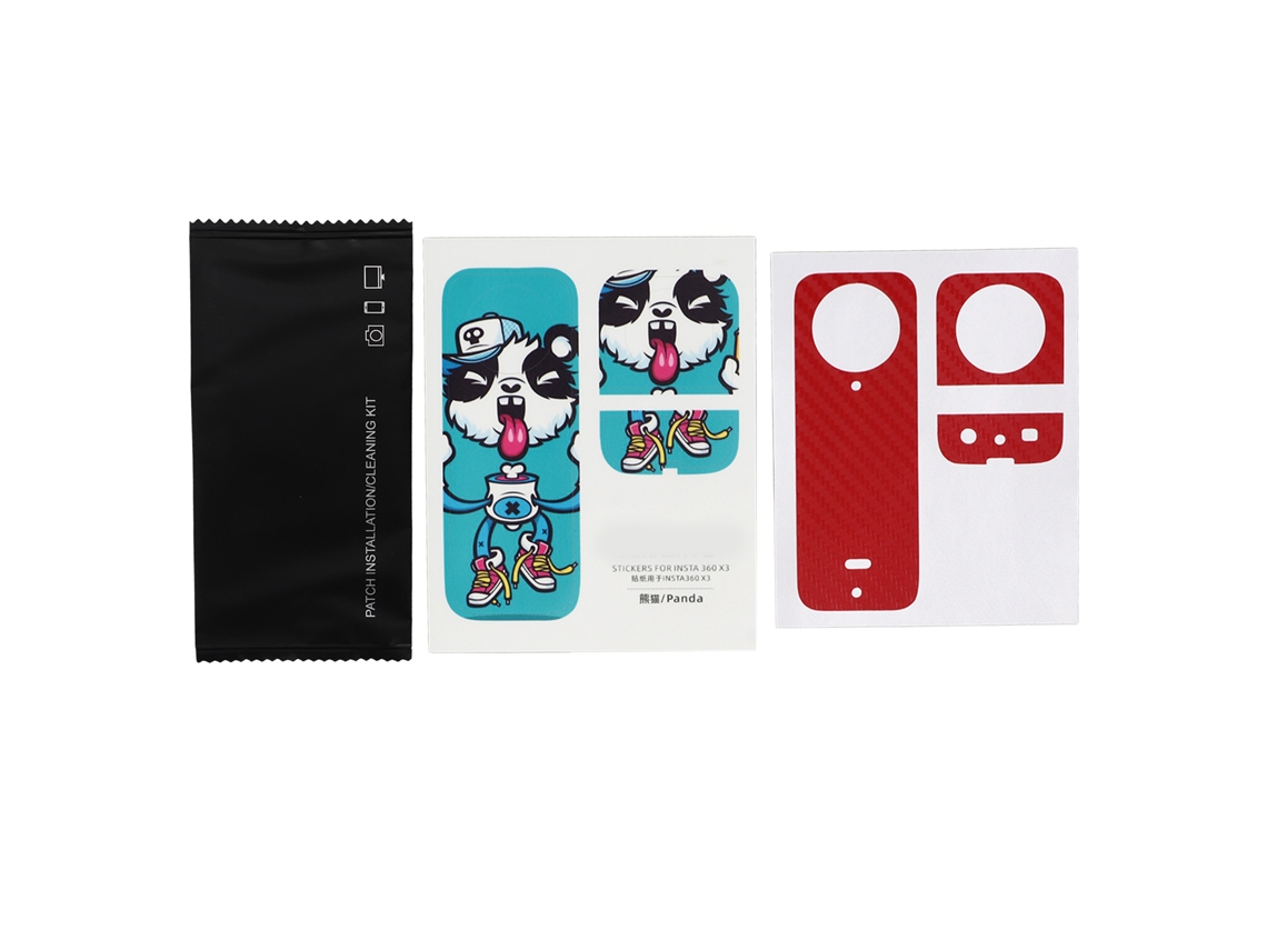 2026-pegatinas De Pvc Para Insta360 X3 Con Diseños Cartoonescos Para Cámara Panorámica