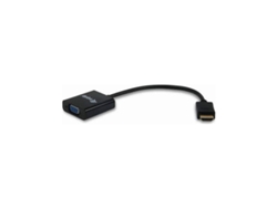 Duplicador Aisens Hdmi 4K30Hz 1X2 con Fuente de Alimentación Negra