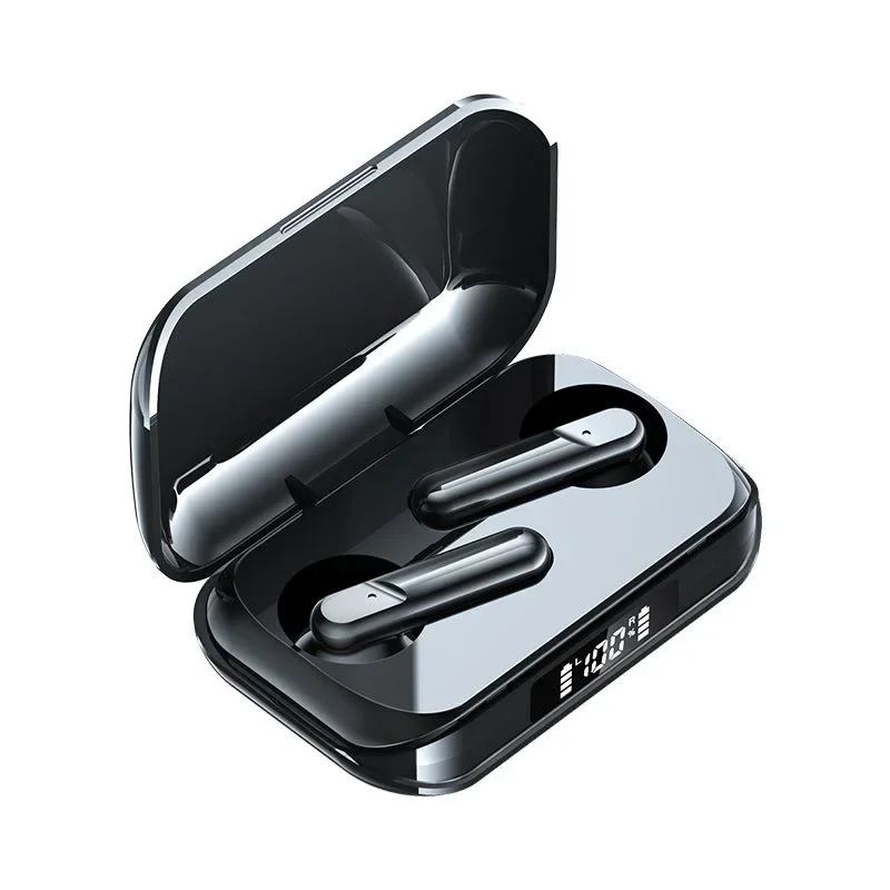 Auriculares Inalámbricos (negros) Con Controles Táctiles Bluetooth, Cancelación De Ruido, Estéreo Y Resistentes Al Agua.
