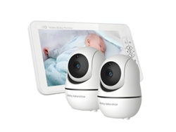 Baby Intercom Szsmart Sm70ptz Video 7-2 Cámaras-blanco