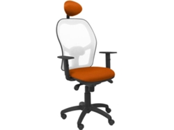 Silla de Escritorio Operativa PYC Jorquera C Naranja B (Brazos Ajustables - Malla)
