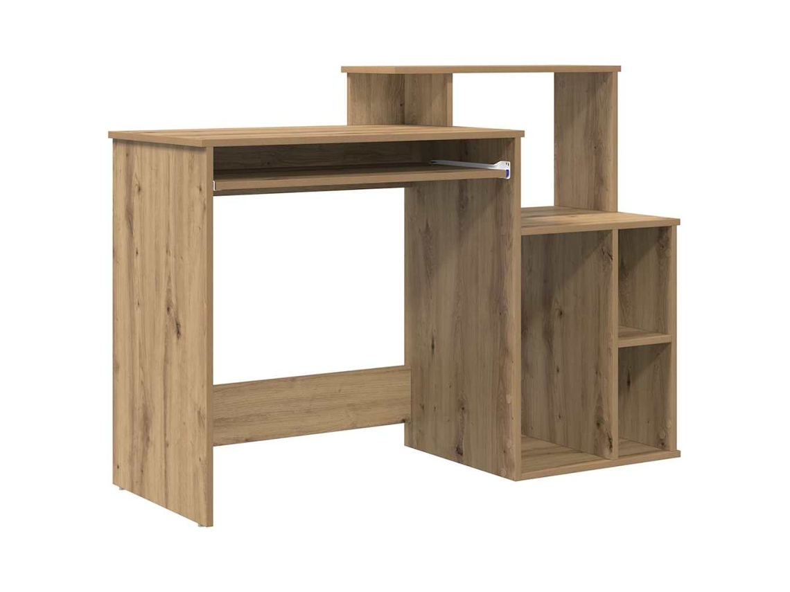 Mesa de roble artesanal en madera procesada MAISON EXCLUSIVE (120,5x44x88,5 cm)