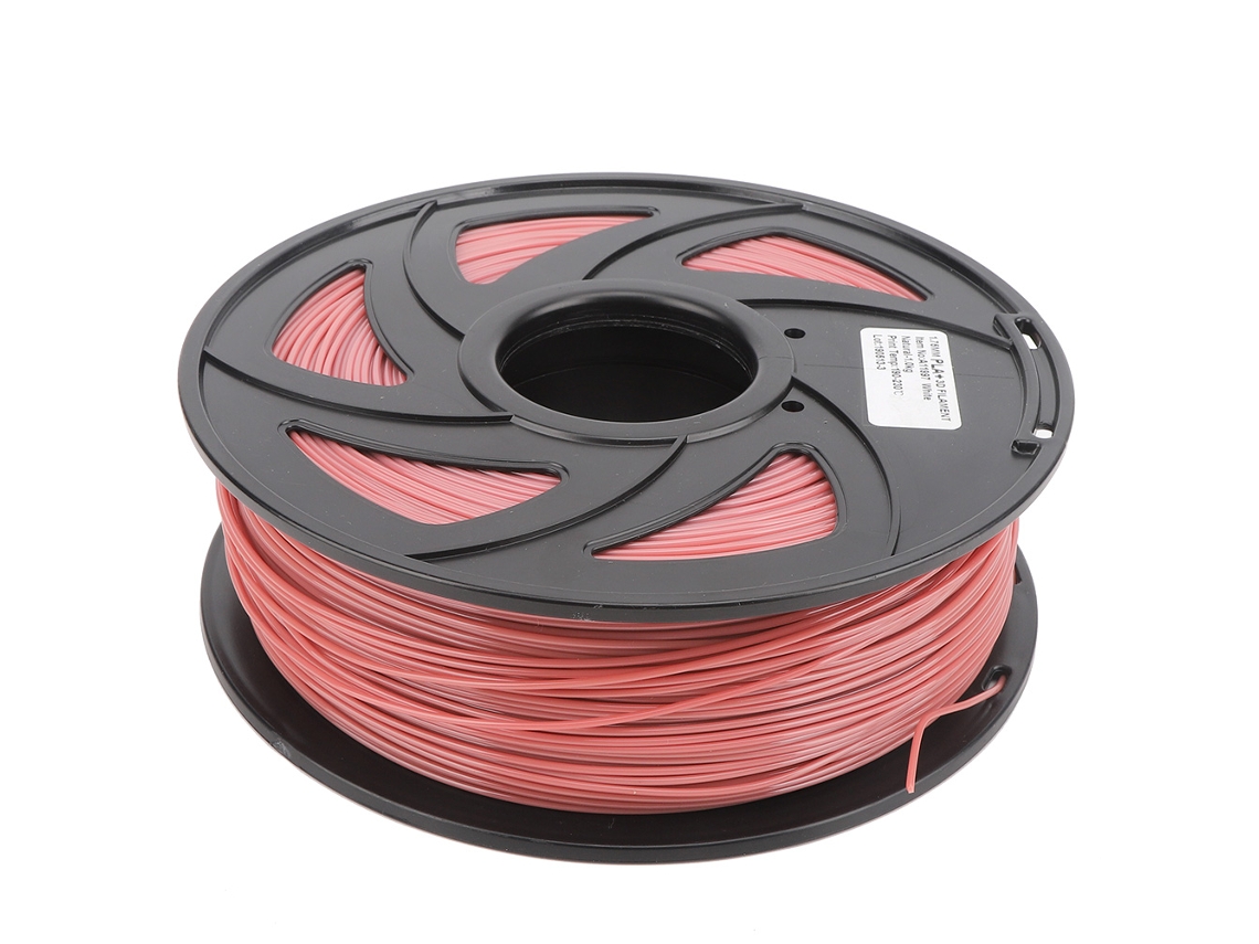 Filamento PLA rosa largo para impresora 3D, 1,75 mm de diámetro, 1 kg de consumible