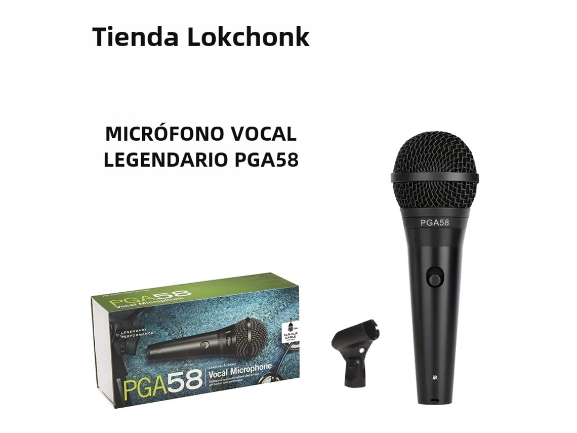 Micrófono dinámico cardioide, metálico, micrófono profesional Mdug