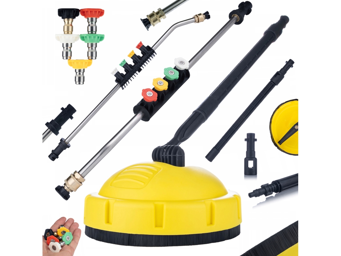 Kit de limpieza T-racer – Lanza de 15° + 5 boquillas | Alta presión 16 bar | Compatible con Kärcher K2–k7