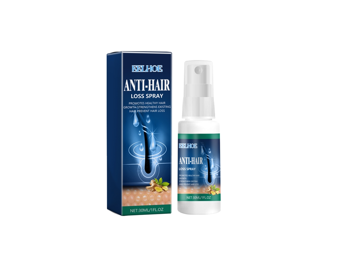 Spray anticaída con fórmula nutritiva para un cabello fuerte, grueso y sano.