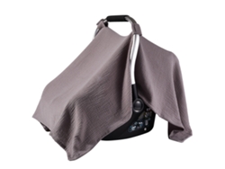 Funda de muselina ligera y transpirable para asiento de coche de bebé Eifson (morada)