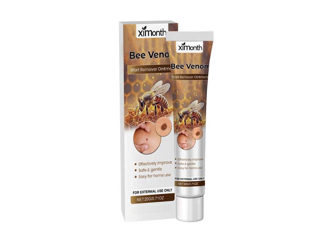Ungüento Ximonth Bee Venom Keyo, limpia suavemente la piel del cuerpo e hidrata las marcas cutáneas con esencia de veneno de abeja.