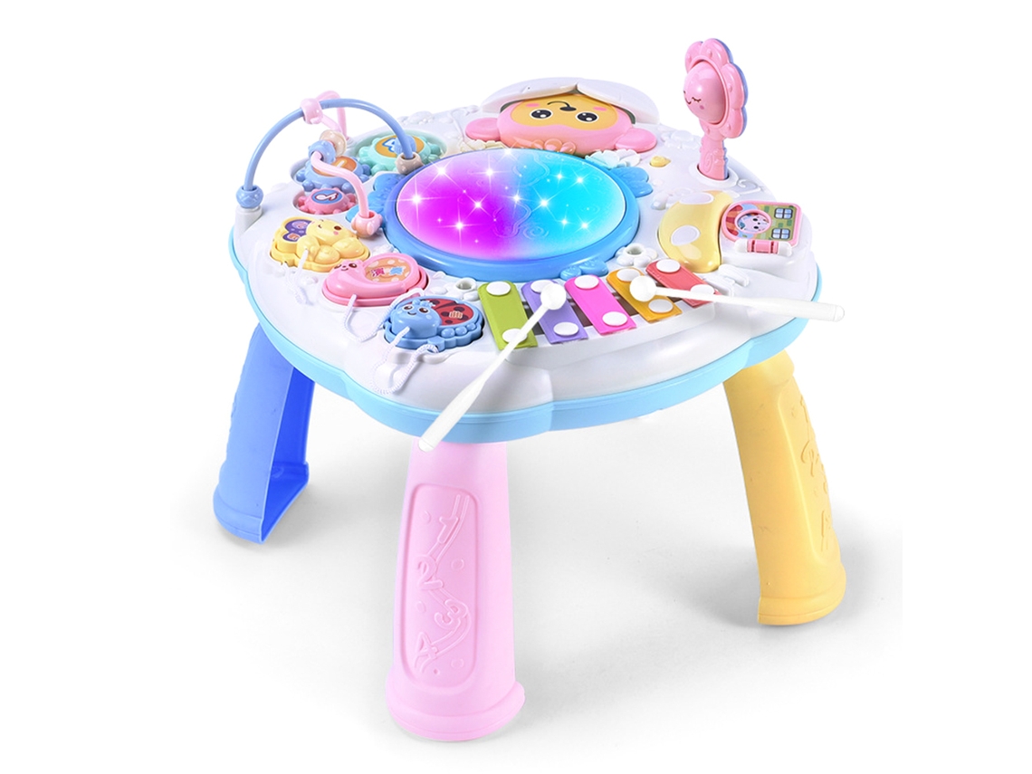 Mesa De Aprendizaje Musical Multifuncional, Juguete Educativo Para Bebés, Regalo Con Luces Y Sonidos.