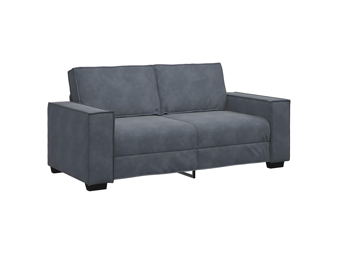 Maison Exclusive - Sofá De 2 Plazas De Terciopelo Gris Oscuro 180x78x84 Cm