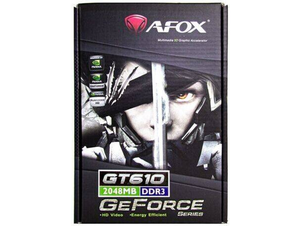 Placa Gráfica AFOX Af610-1024D3L7-V5 1 Gb Ram Nvidia Geforce Gt 610